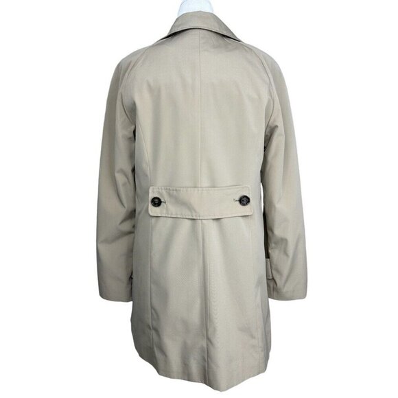 Calvin Klein Women’s Tan Contemporary Removable Lining Winter Trench Coat S/C40 - Picture 5 of 16